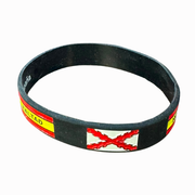 VOX Silikonarmband, grüne spanische Flagge