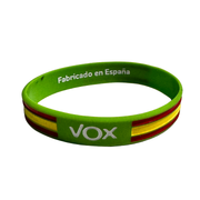 VOX Flag Spain green silicone bracelet