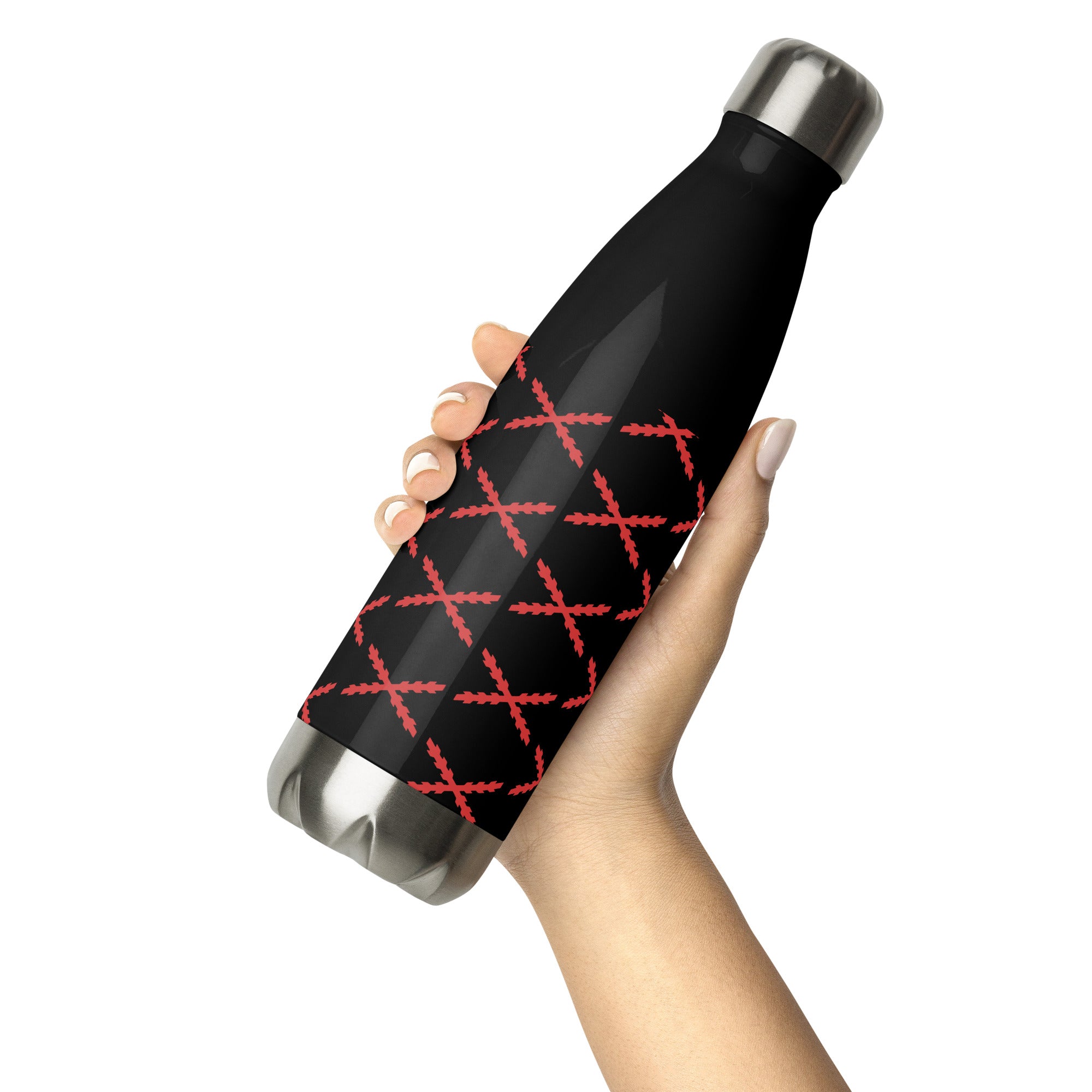 Botella de agua de acero inoxidable Cruz de Borgoña - LaFlamencadeBorgoña