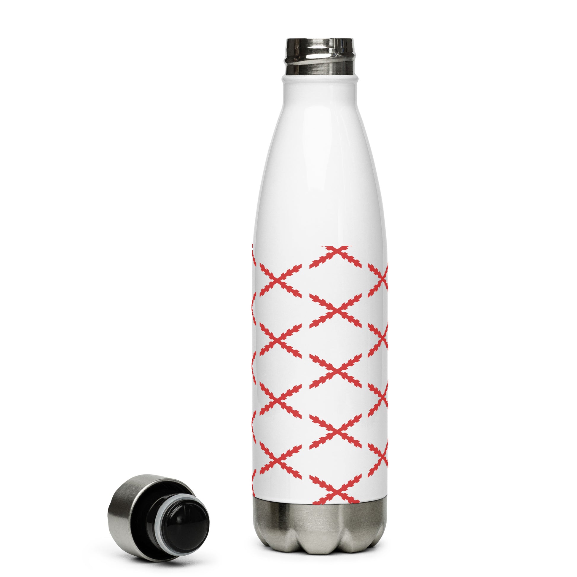 Botella de agua de acero inoxidable Cruz de Borgoña - LaFlamencadeBorgoña