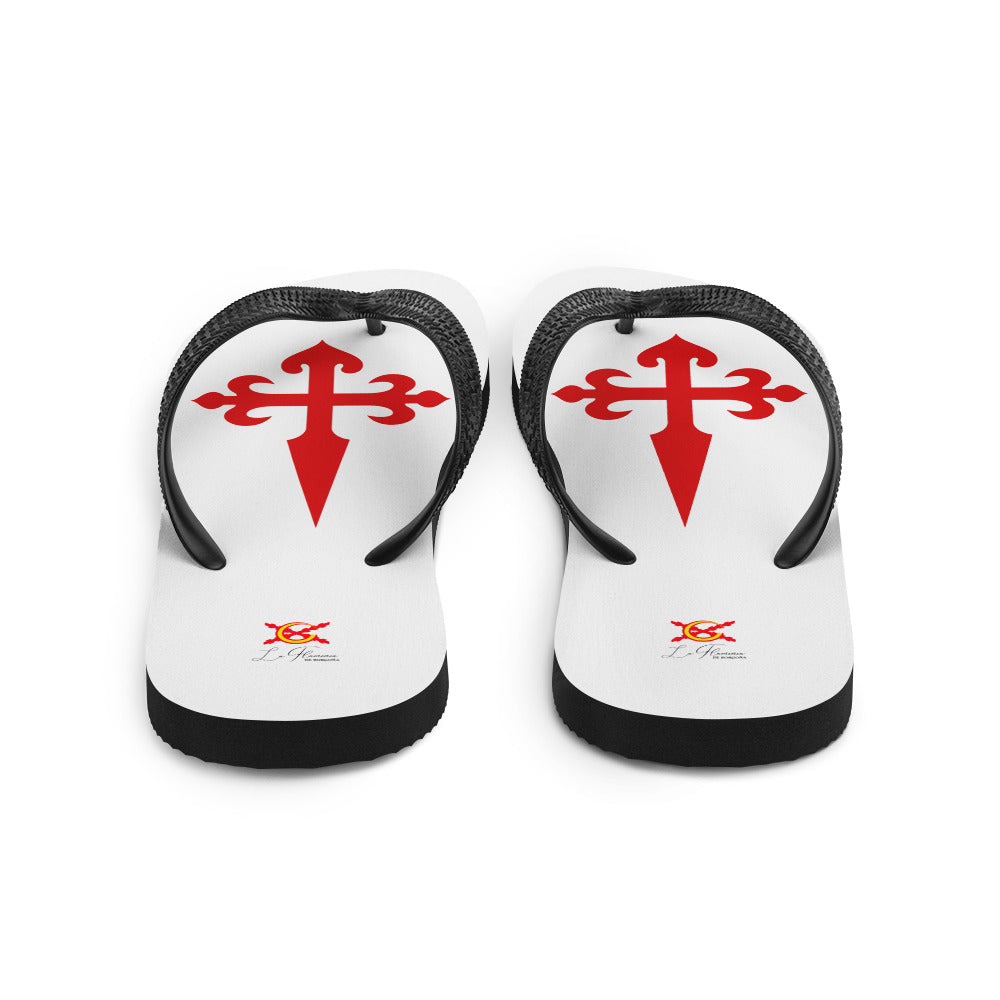Comprar Chanclas Cruz de Santiago Bandera España La Flamenca de Borgoña Patricia Muñoz VOX