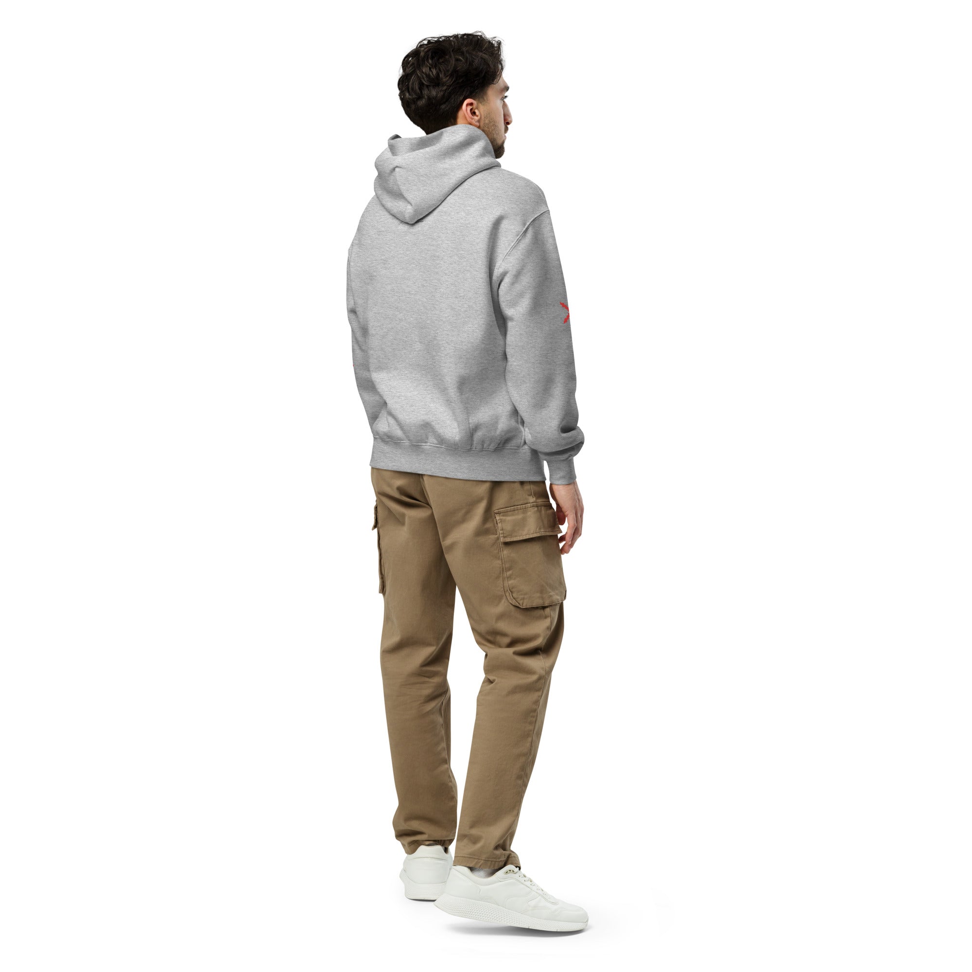 Sudadera Cruz de Borgoña oversize unisex - LaFlamencadeBorgoña