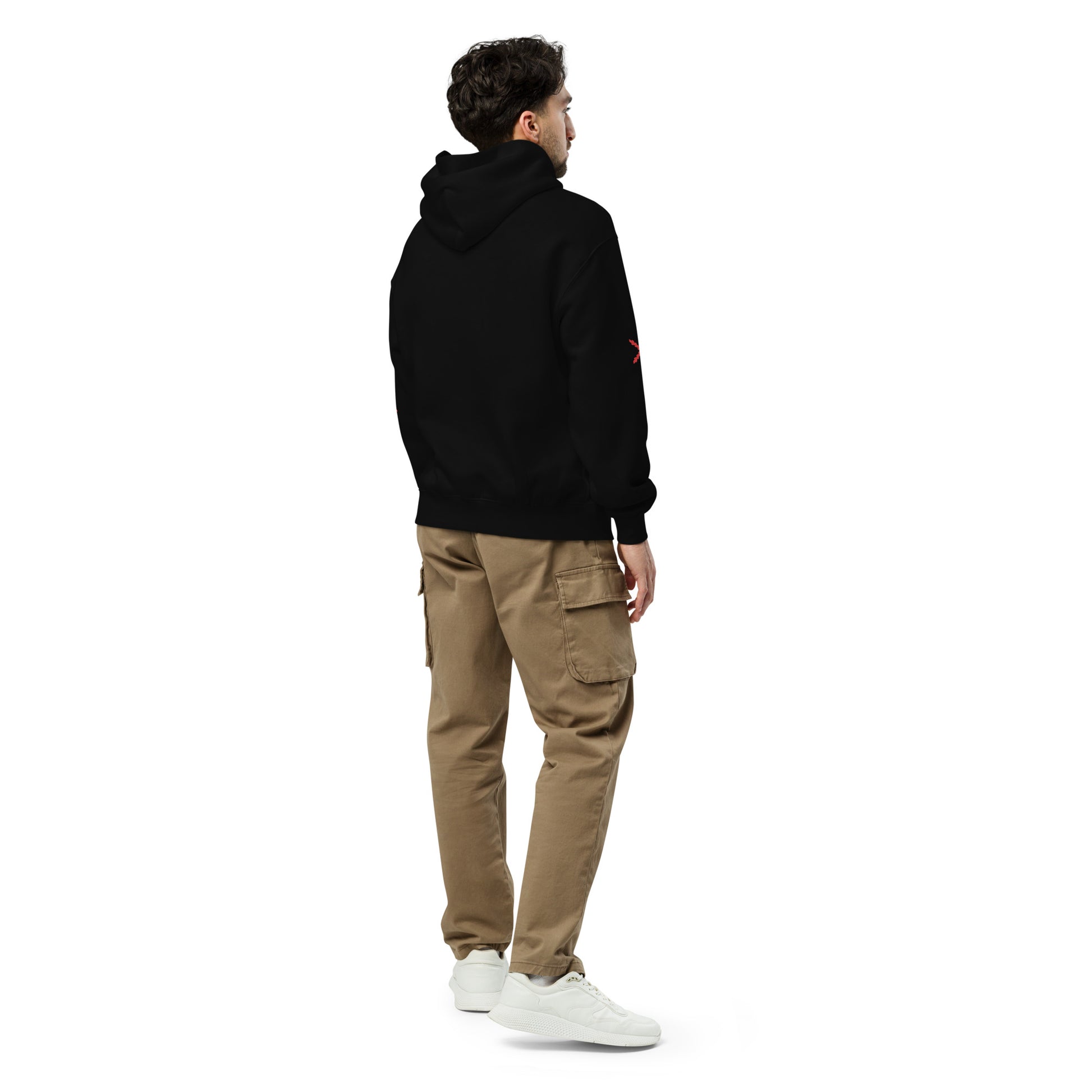 Sudadera Cruz de Borgoña oversize unisex - LaFlamencadeBorgoña