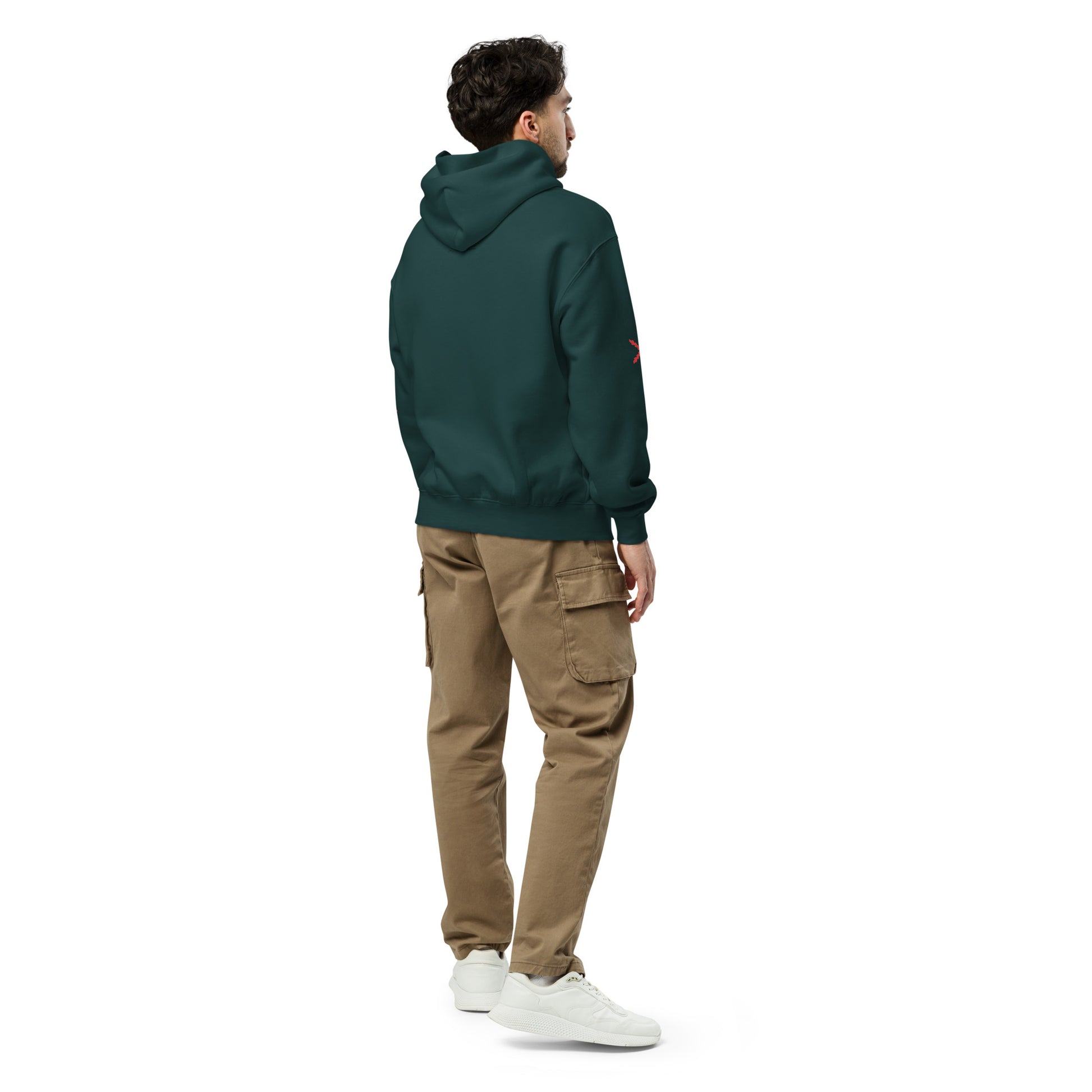 Sudadera Cruz de Borgoña oversize unisex - LaFlamencadeBorgoña