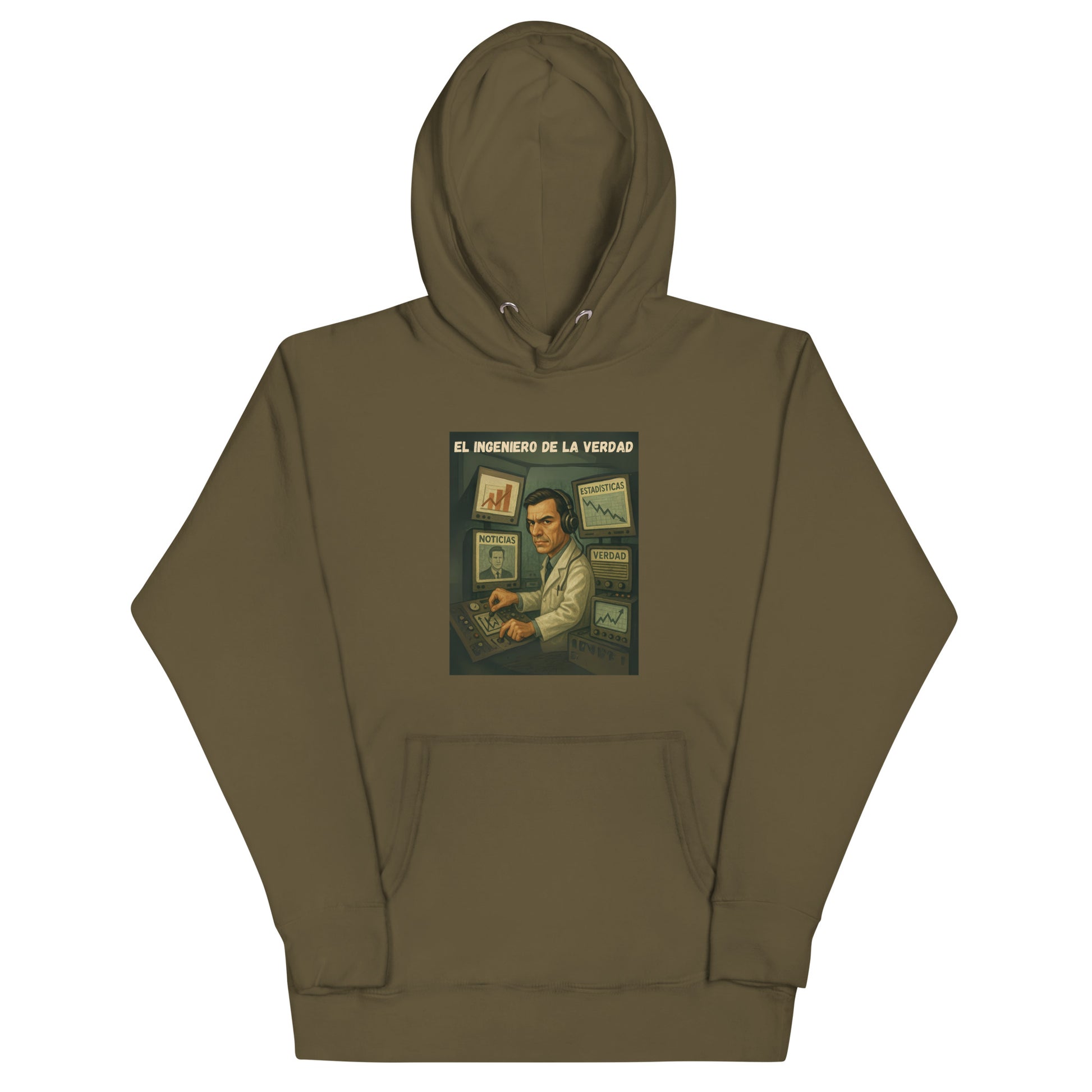 Comprar Sudadera "El ingeniero de la Verdad" Bandera España La Flamenca de Borgoña Patricia Muñoz VOX