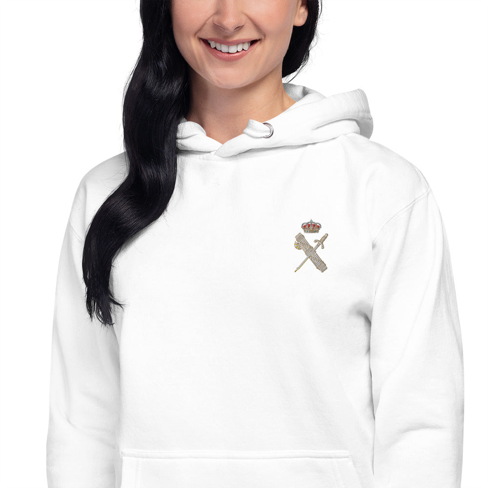 Sudadera Guardia Civil con capucha unisex (muchos colores) - LaFlamencadeBorgoña