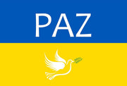 Comprar Bandera Ucrania PAZ balcón Bandera España La Flamenca de Borgoña Patricia Muñoz VOX