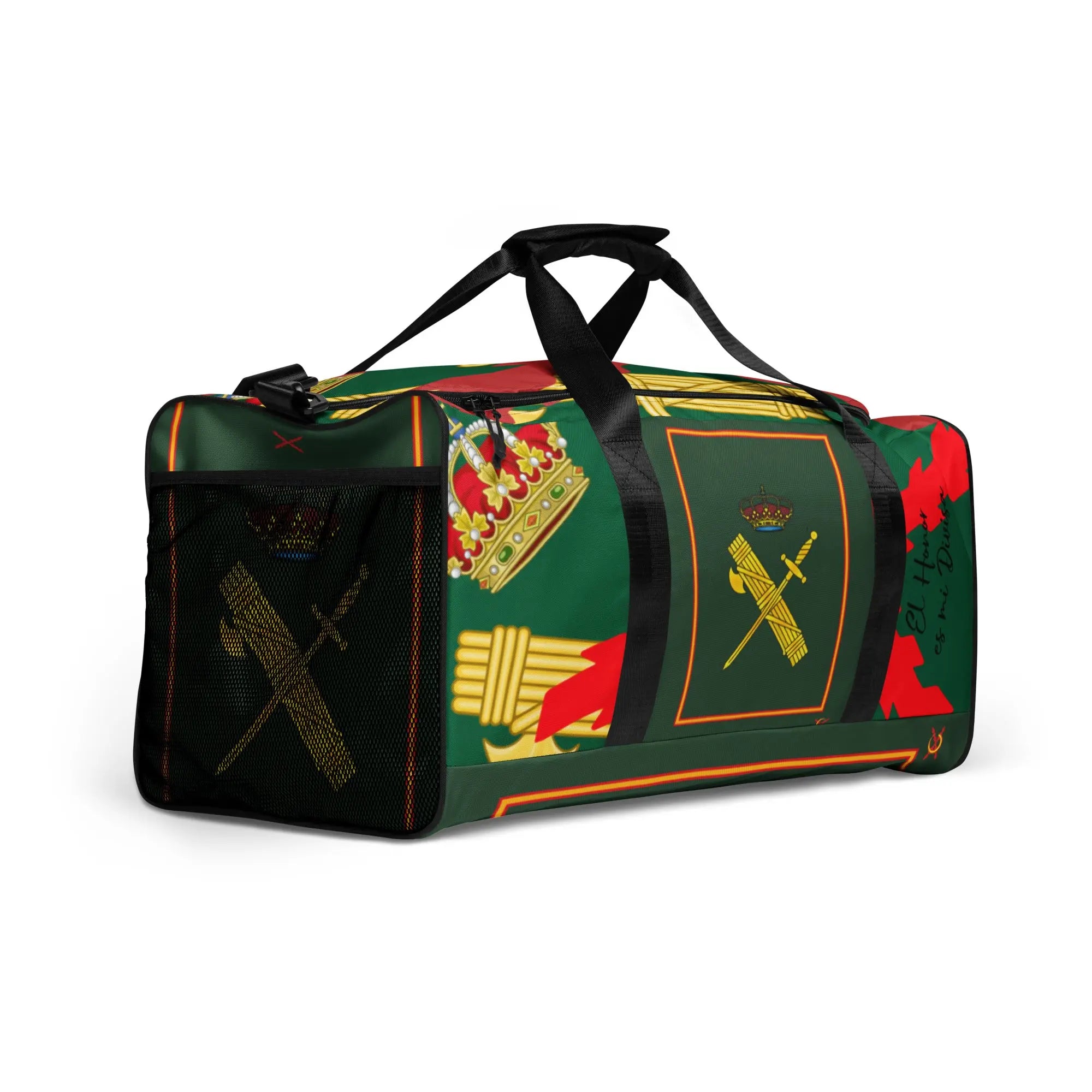 Comprar Bolsa de deporte Guardia Civil "El honor es mi divisa" Bandera España La Flamenca de Borgoña Patricia Muñoz VOX