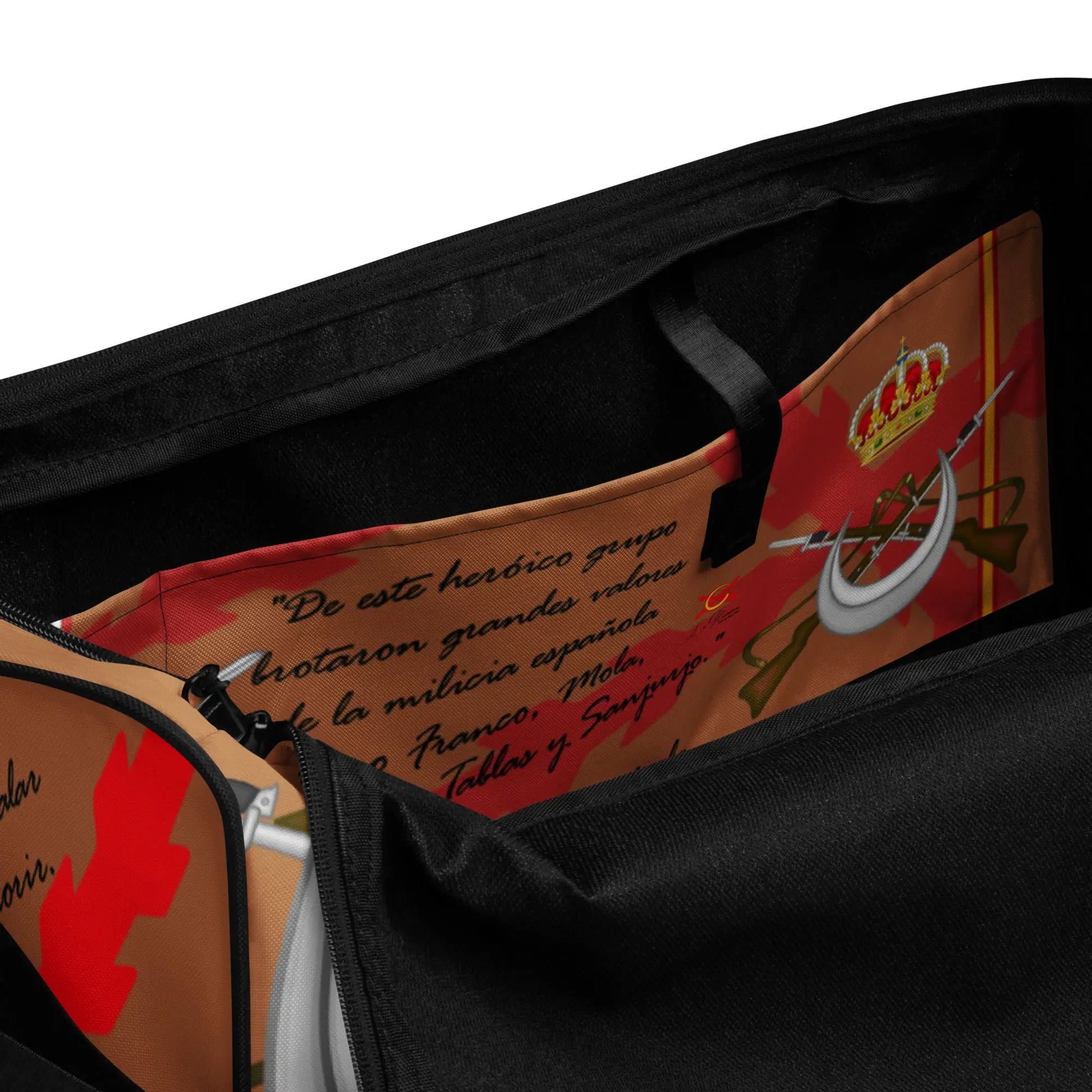 Comprar Bolsa de deporte Regulares Bandera España La Flamenca de Borgoña Patricia Muñoz VOX