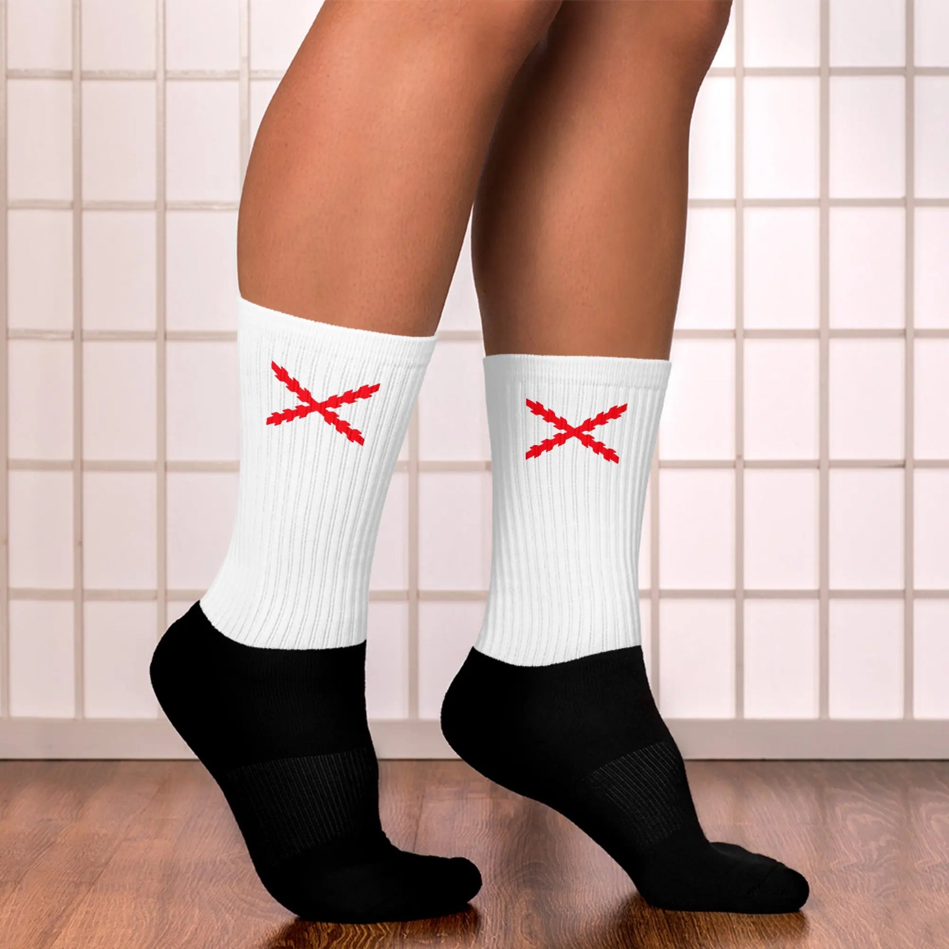 Comprar Calcetines Cruz de Borgoña Bandera España La Flamenca de Borgoña Patricia Muñoz VOX
