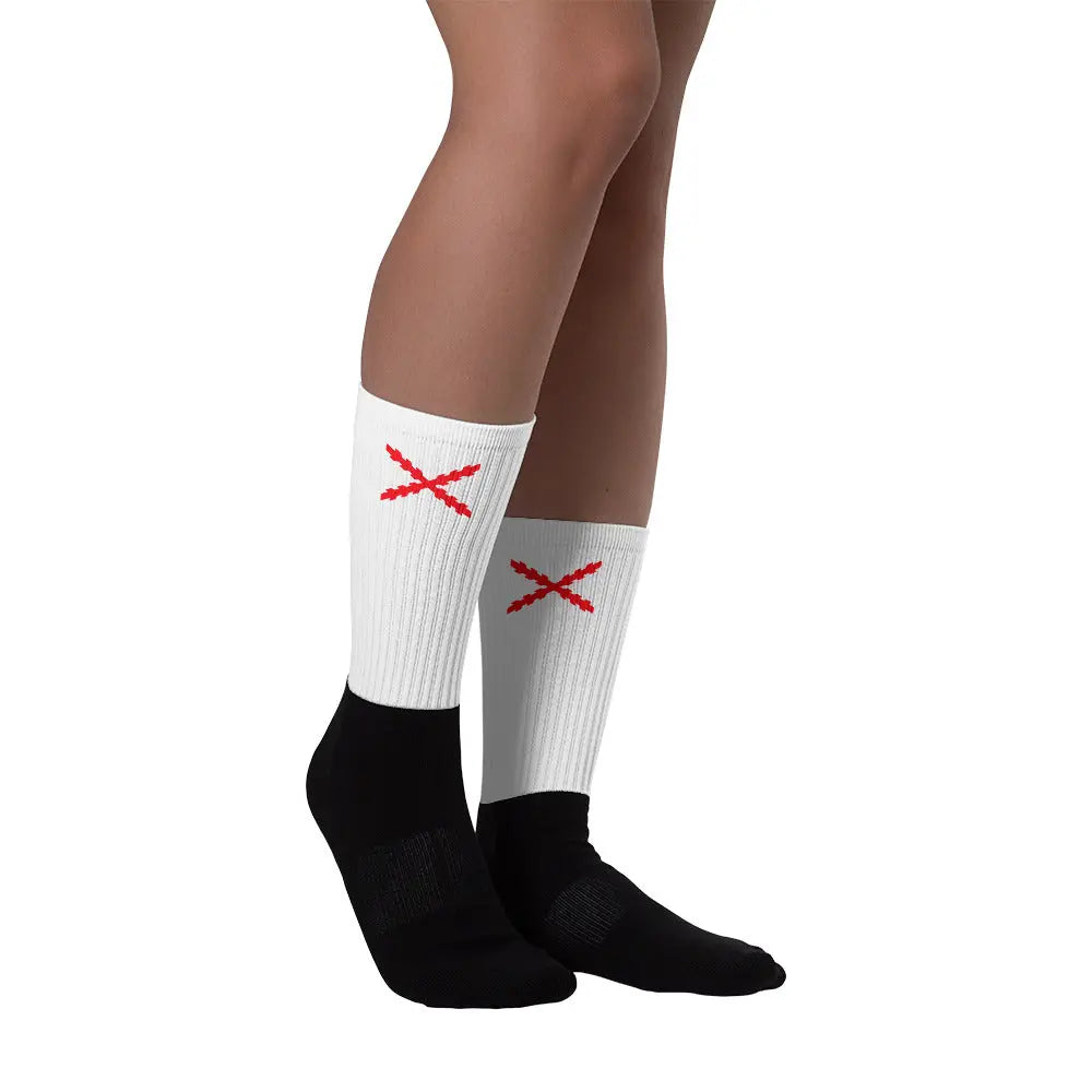 Comprar Calcetines Cruz de Borgoña Bandera España La Flamenca de Borgoña Patricia Muñoz VOX