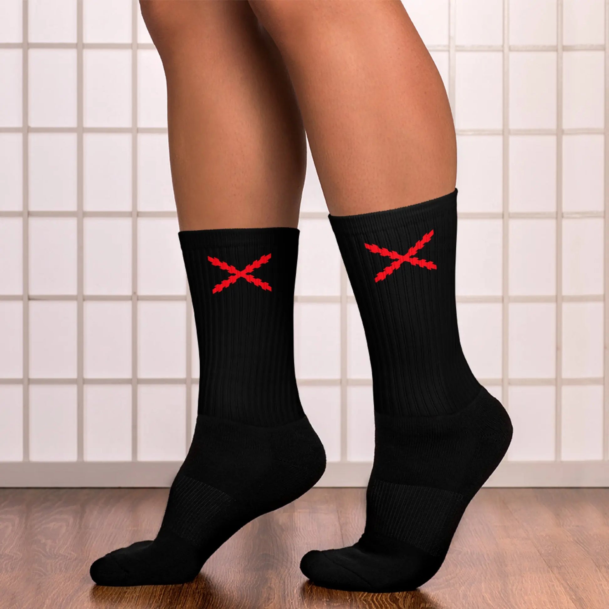 Comprar Calcetines Cruz de Borgoña Bandera España La Flamenca de Borgoña Patricia Muñoz VOX