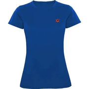 Comprar Camiseta Bandera España técnica deportiva azul mujer Bandera España La Flamenca de Borgoña Patricia Muñoz VOX