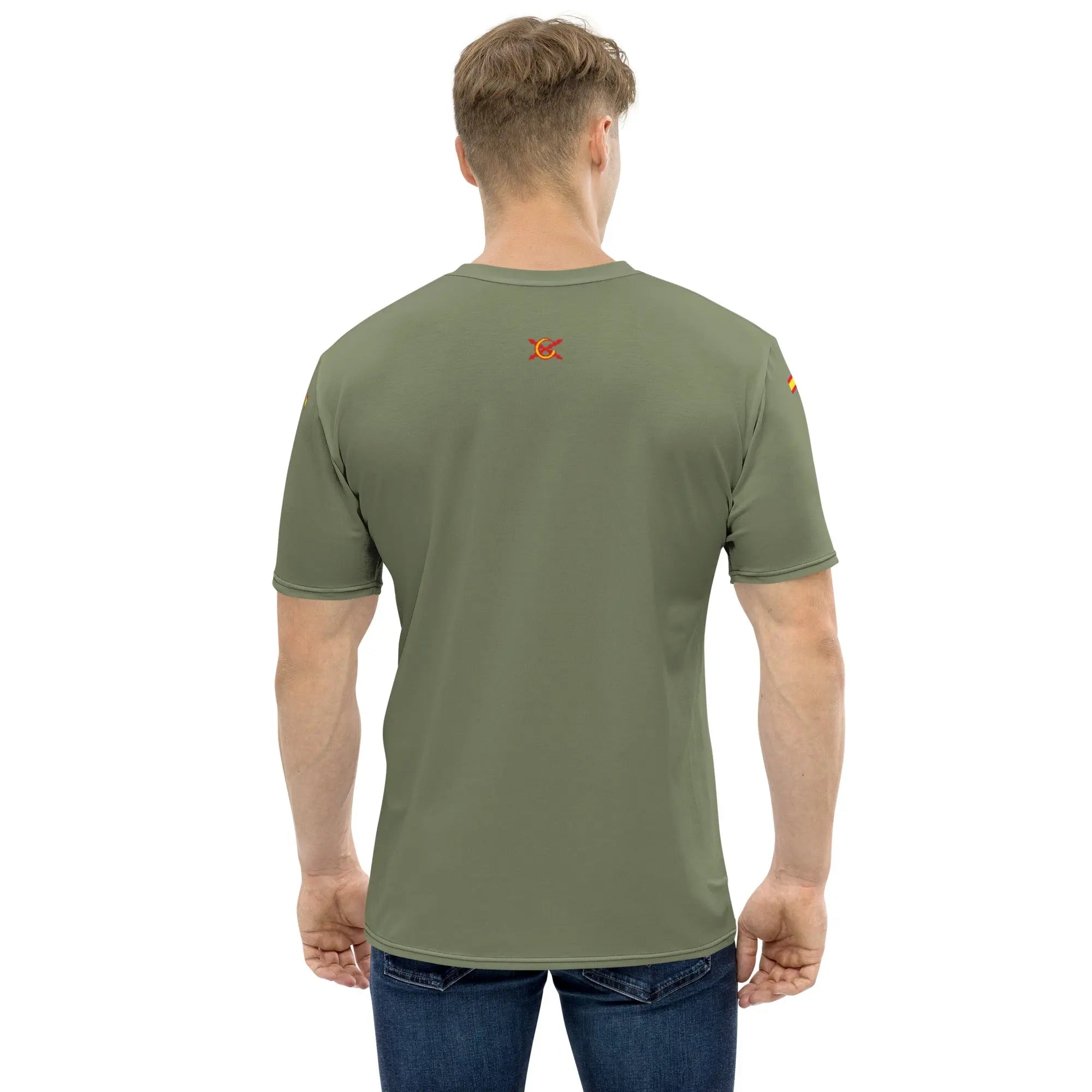Comprar Camiseta Bandera de España hombre verde Bandera España La Flamenca de Borgoña Patricia Muñoz VOX