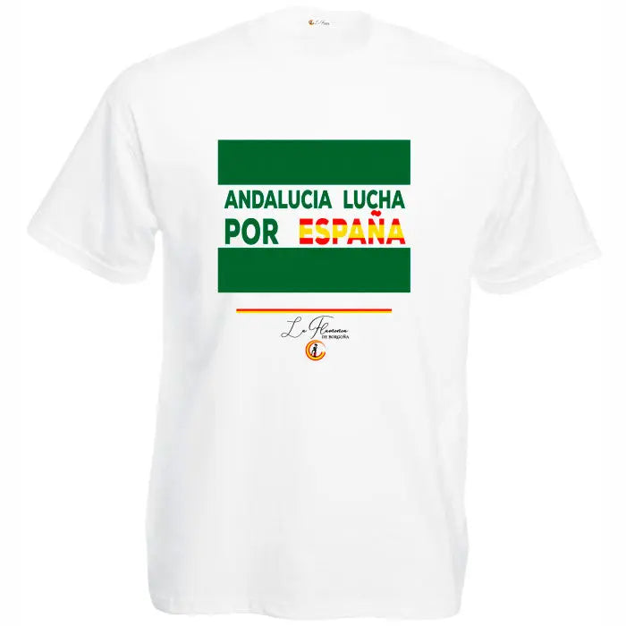 Comprar Camiseta mujer "Andalucía lucha por España" Bandera España La Flamenca de Borgoña Patricia Muñoz VOX