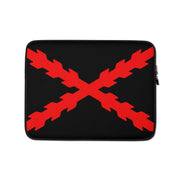 Comprar Funda para portátil Cruz de Borgoña Bandera España La Flamenca de Borgoña Patricia Muñoz VOX