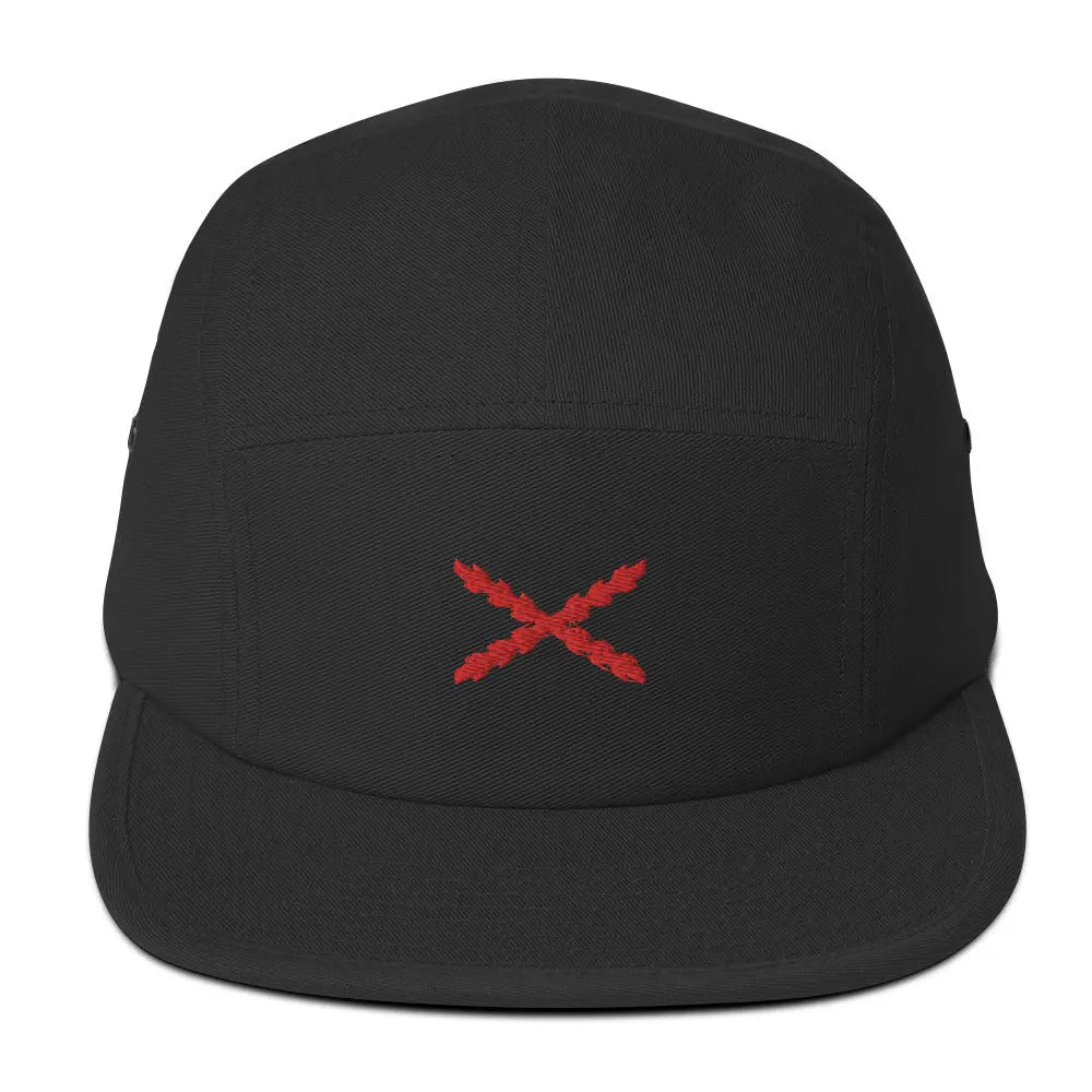 Comprar Gorra Cruz de Borgoña de cinco paneles Bandera España La Flamenca de Borgoña Patricia Muñoz VOX