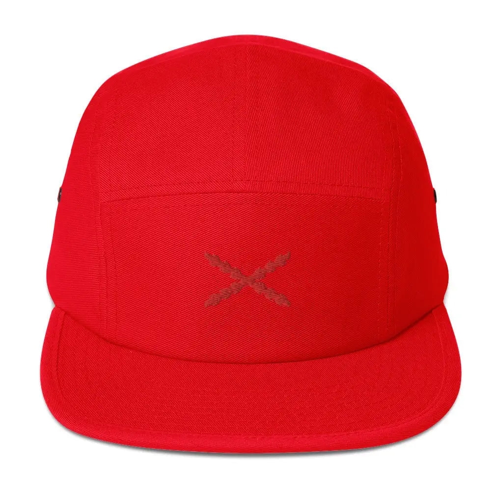 Comprar Gorra Cruz de Borgoña de cinco paneles Bandera España La Flamenca de Borgoña Patricia Muñoz VOX