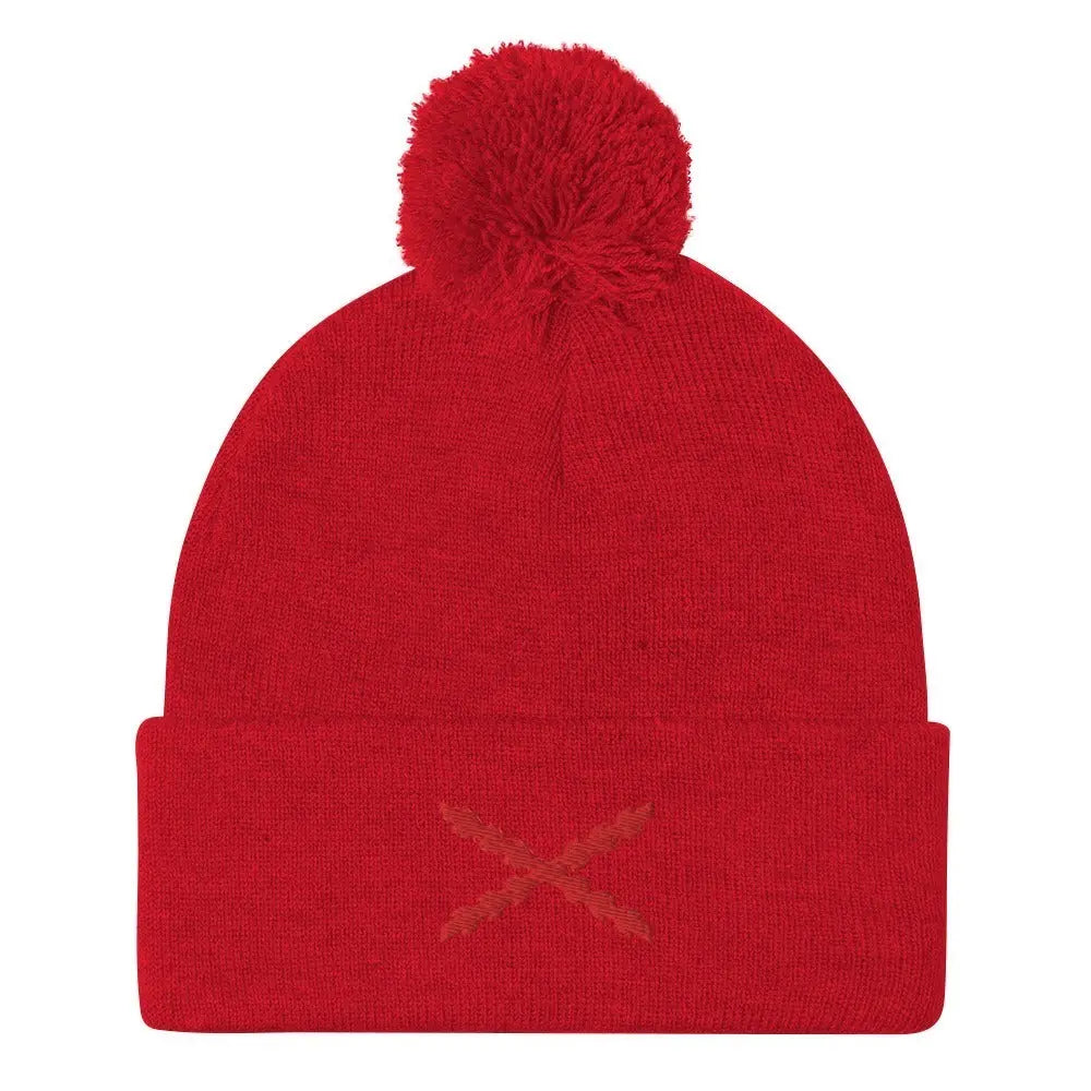 Comprar Gorro Cruz de Borgoña con pompón Bandera España La Flamenca de Borgoña Patricia Muñoz VOX