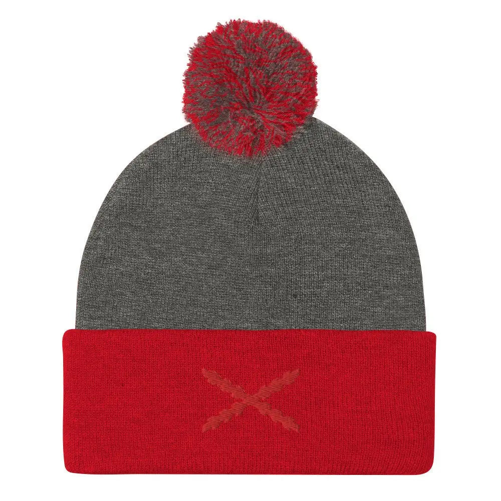 Comprar Gorro Cruz de Borgoña con pompón Bandera España La Flamenca de Borgoña Patricia Muñoz VOX