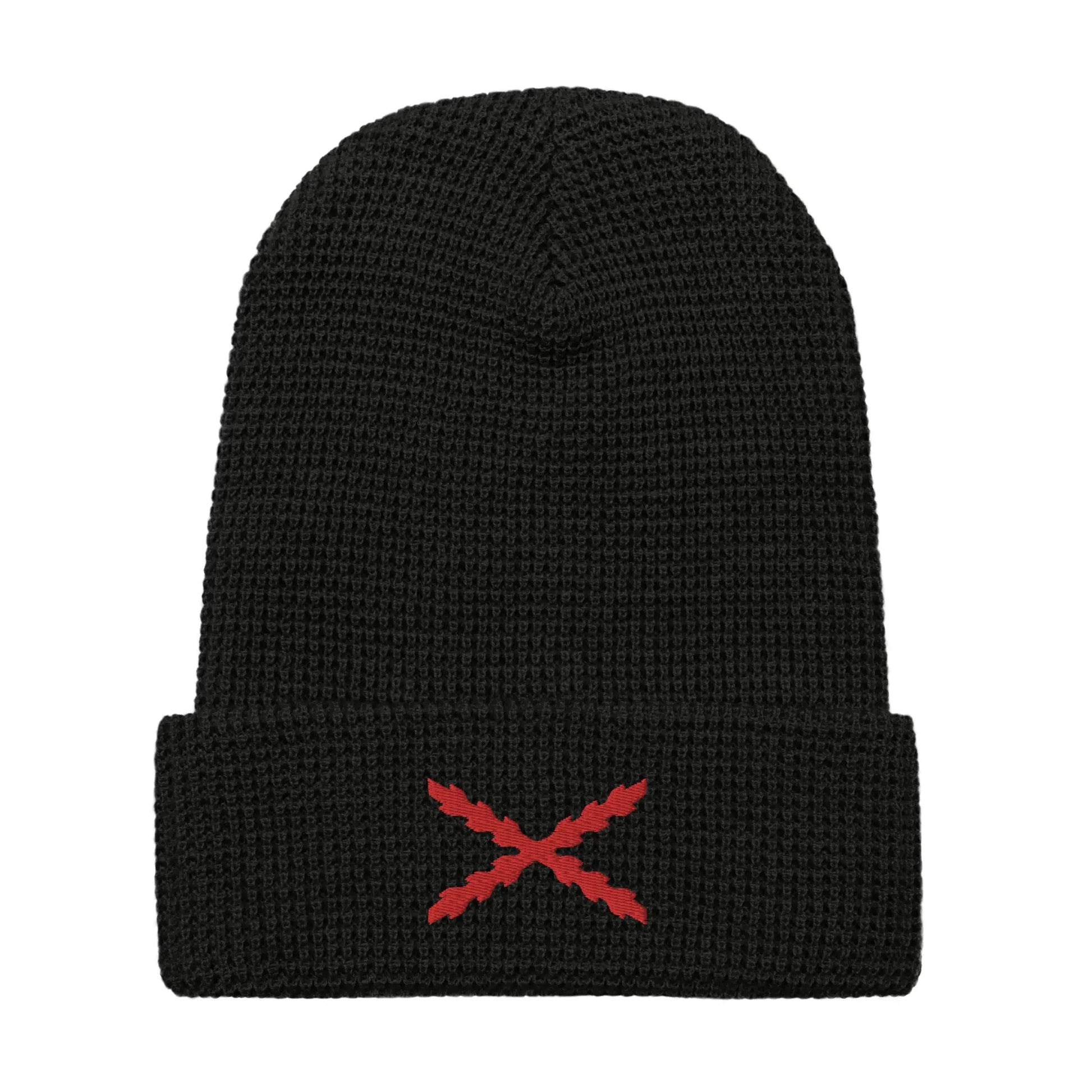 Comprar Gorro Cruz de Borgoña de punto gofrado Bandera España La Flamenca de Borgoña Patricia Muñoz VOX
