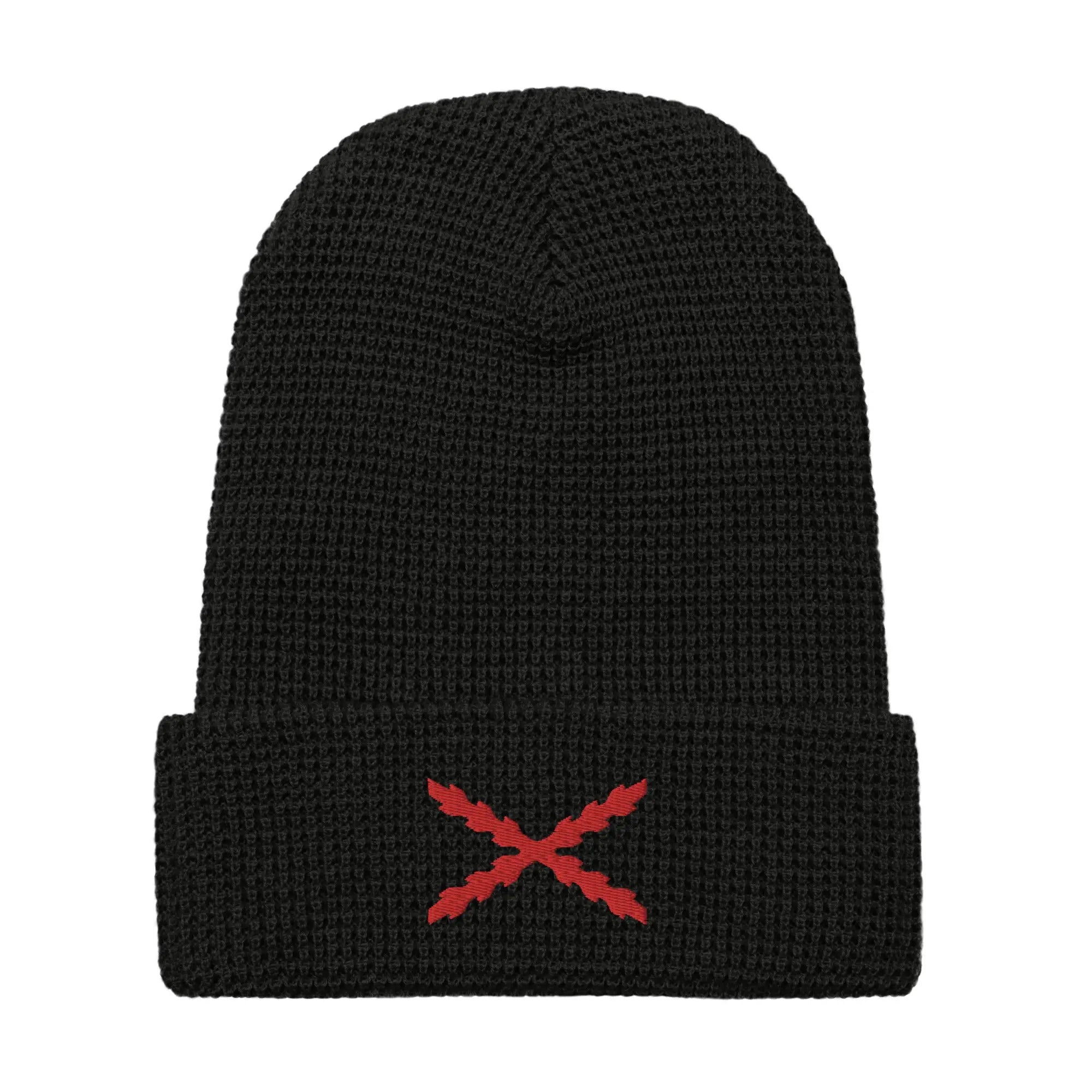 Comprar Gorro Cruz de Borgoña de punto gofrado Bandera España La Flamenca de Borgoña Patricia Muñoz VOX