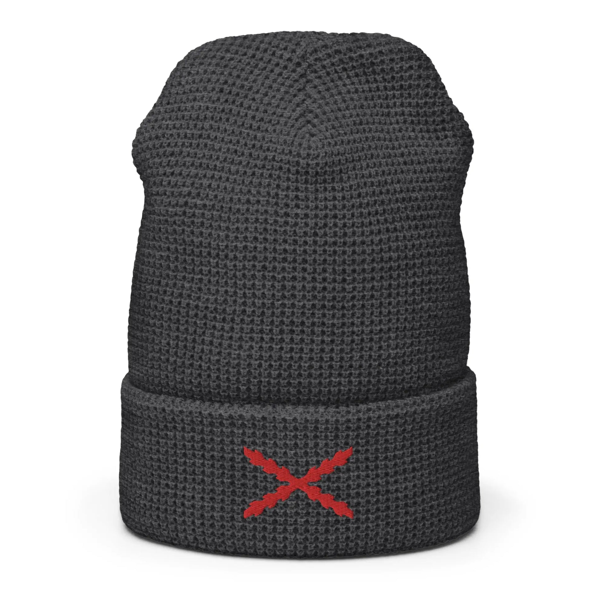 Comprar Gorro Cruz de Borgoña de punto gofrado Bandera España La Flamenca de Borgoña Patricia Muñoz VOX