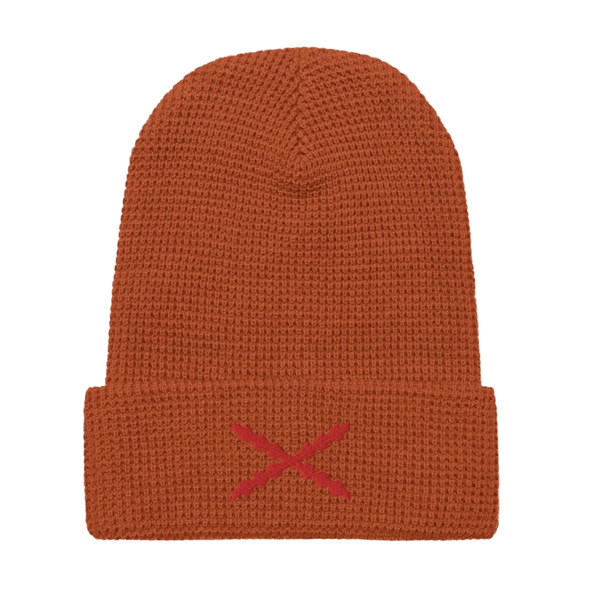 Comprar Gorro Cruz de Borgoña de punto gofrado Bandera España La Flamenca de Borgoña Patricia Muñoz VOX