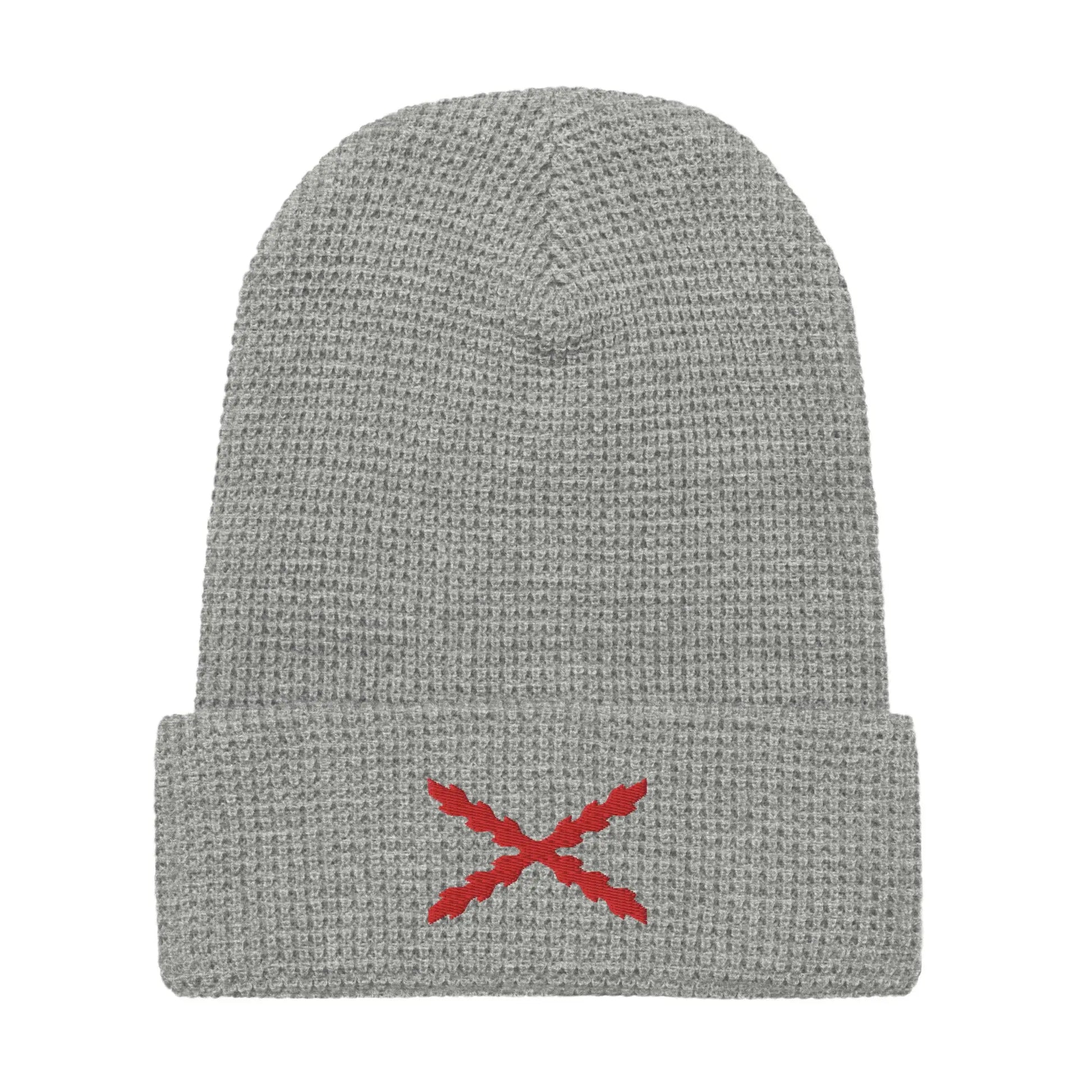 Comprar Gorro Cruz de Borgoña de punto gofrado Bandera España La Flamenca de Borgoña Patricia Muñoz VOX