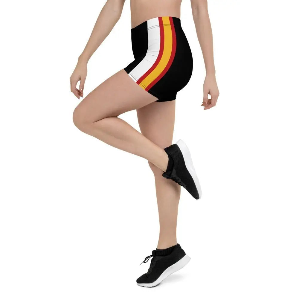 Comprar Leggin short mujer deportivo bandera de España Bandera España La Flamenca de Borgoña Patricia Muñoz VOX