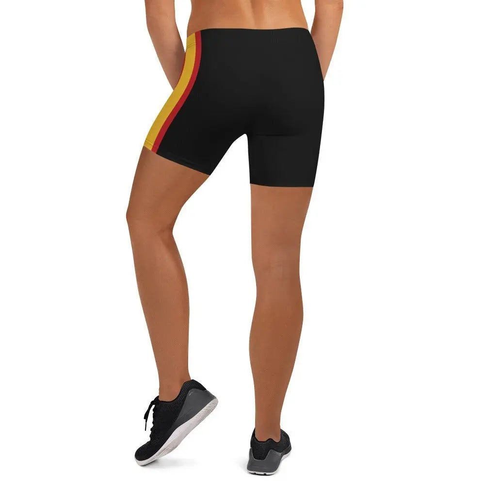 Comprar Leggin short mujer deportivo bandera de España Bandera España La Flamenca de Borgoña Patricia Muñoz VOX