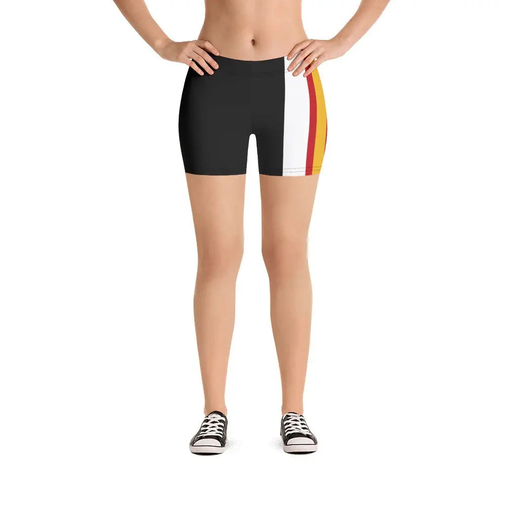 Comprar Leggin short mujer deportivo bandera de España Bandera España La Flamenca de Borgoña Patricia Muñoz VOX