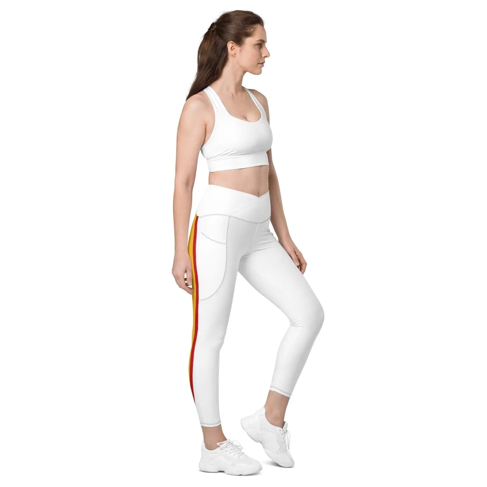 Comprar Leggins cintura cruzada con bolsillos Bandera de España Bandera España La Flamenca de Borgoña Patricia Muñoz VOX