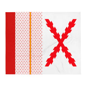 Comprar Manta Cruz de Borgoña y Bandera de España Bandera España La Flamenca de Borgoña Patricia Muñoz VOX