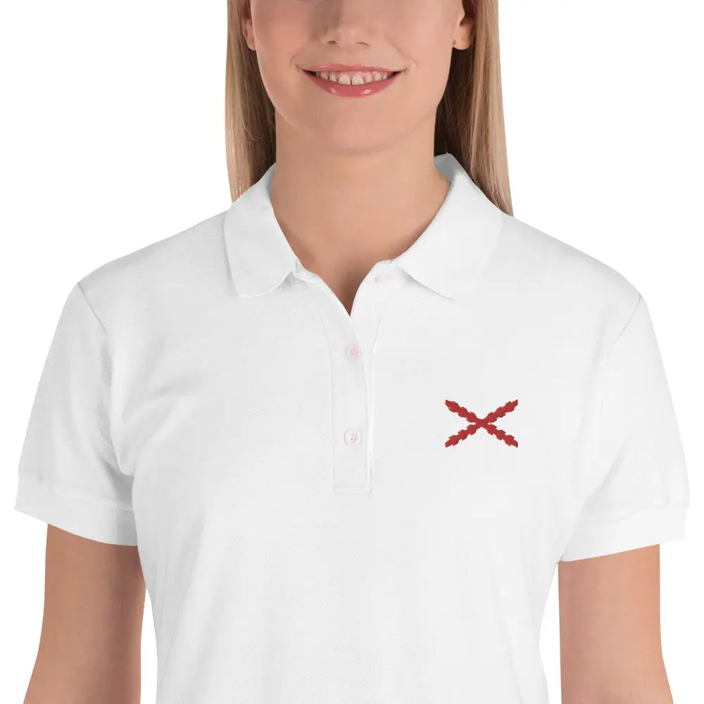 Comprar Polo mujer Cruz de Borgoña Bandera España La Flamenca de Borgoña Patricia Muñoz VOX