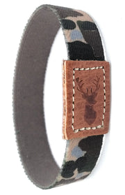 Comprar Pulsera de Caza CIERVO elástica camuflaje Bandera España La Flamenca de Borgoña Patricia Muñoz VOX