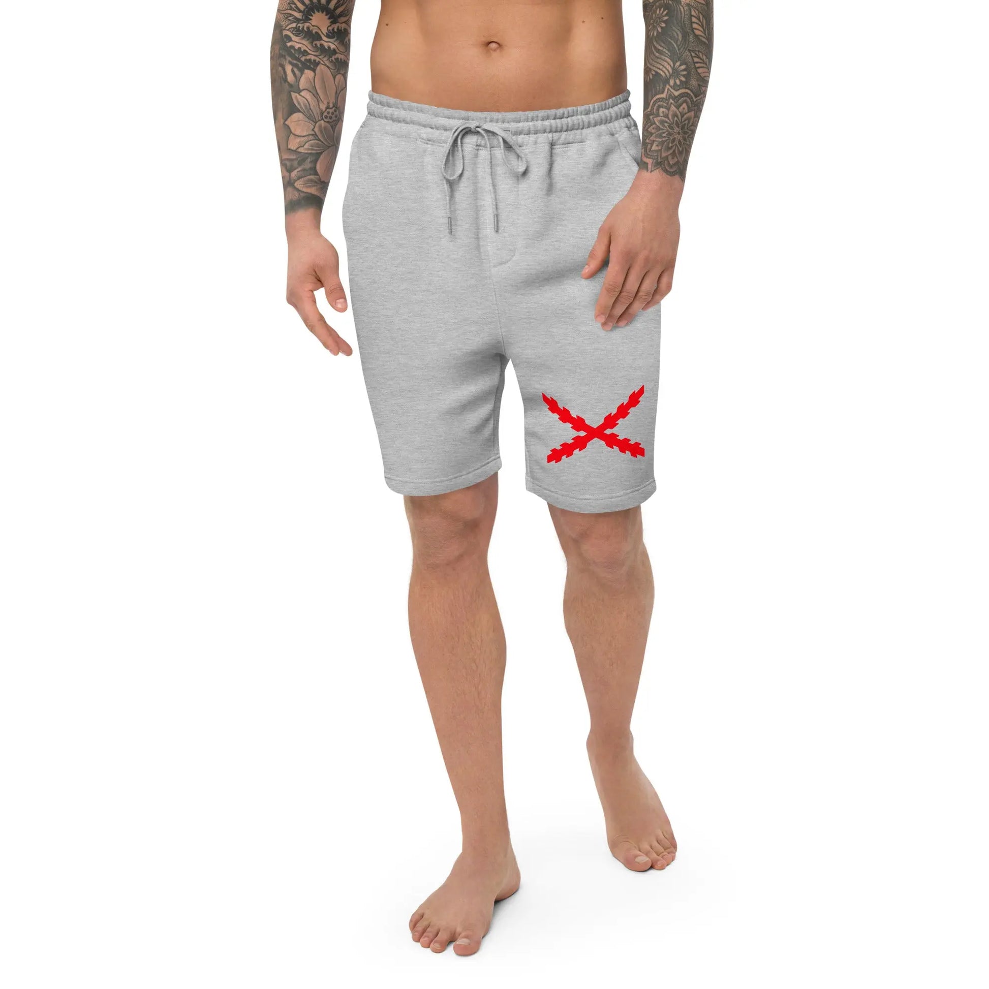 Comprar Shorts Cruz de Borgoña vellón hombre Bandera España La Flamenca de Borgoña Patricia Muñoz VOX