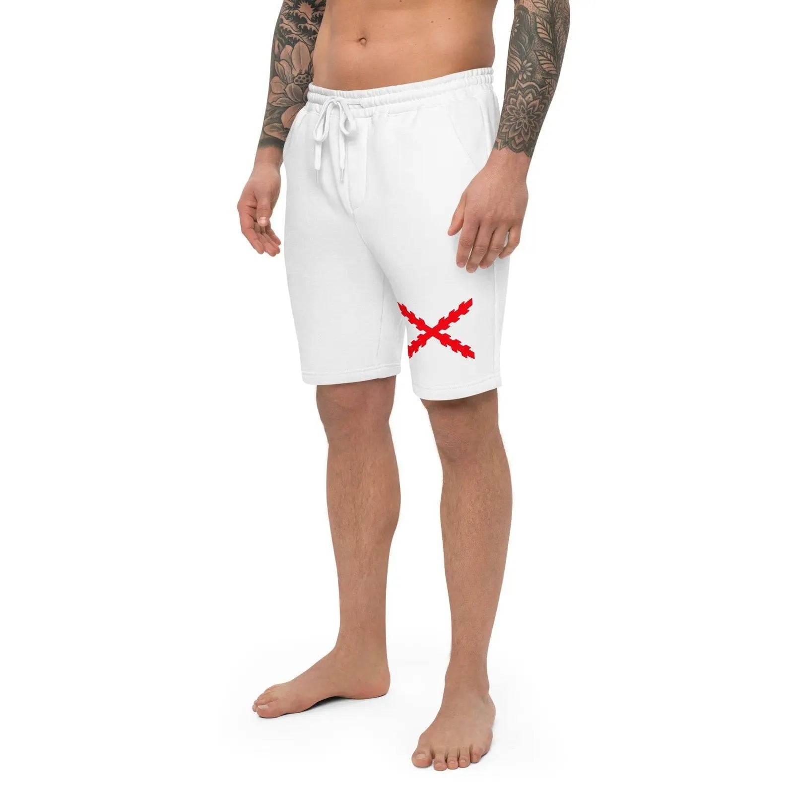 Comprar Shorts Cruz de Borgoña vellón hombre Bandera España La Flamenca de Borgoña Patricia Muñoz VOX