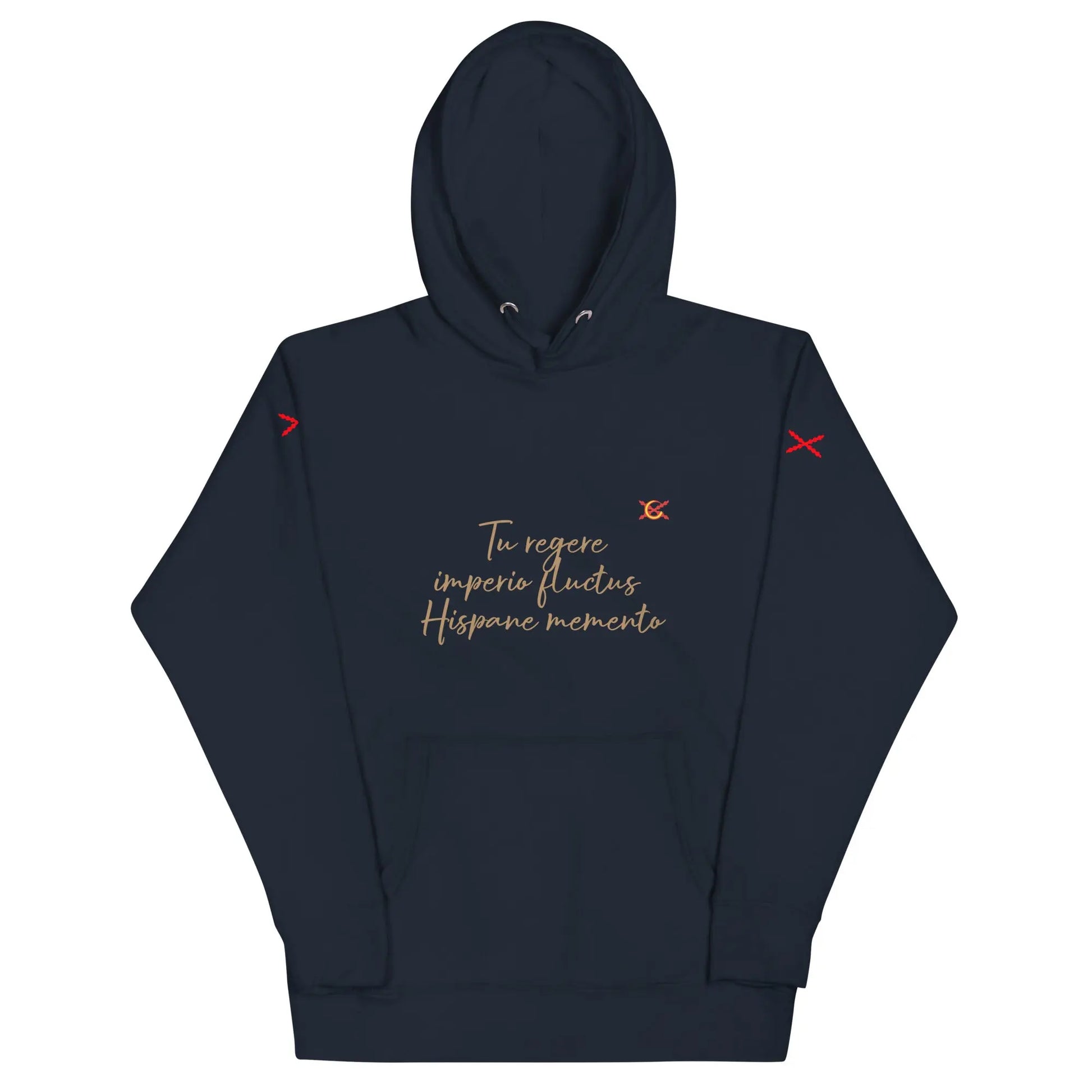 Comprar Sudadera Aspa de Borgoña capucha unisex Bandera España La Flamenca de Borgoña Patricia Muñoz VOX