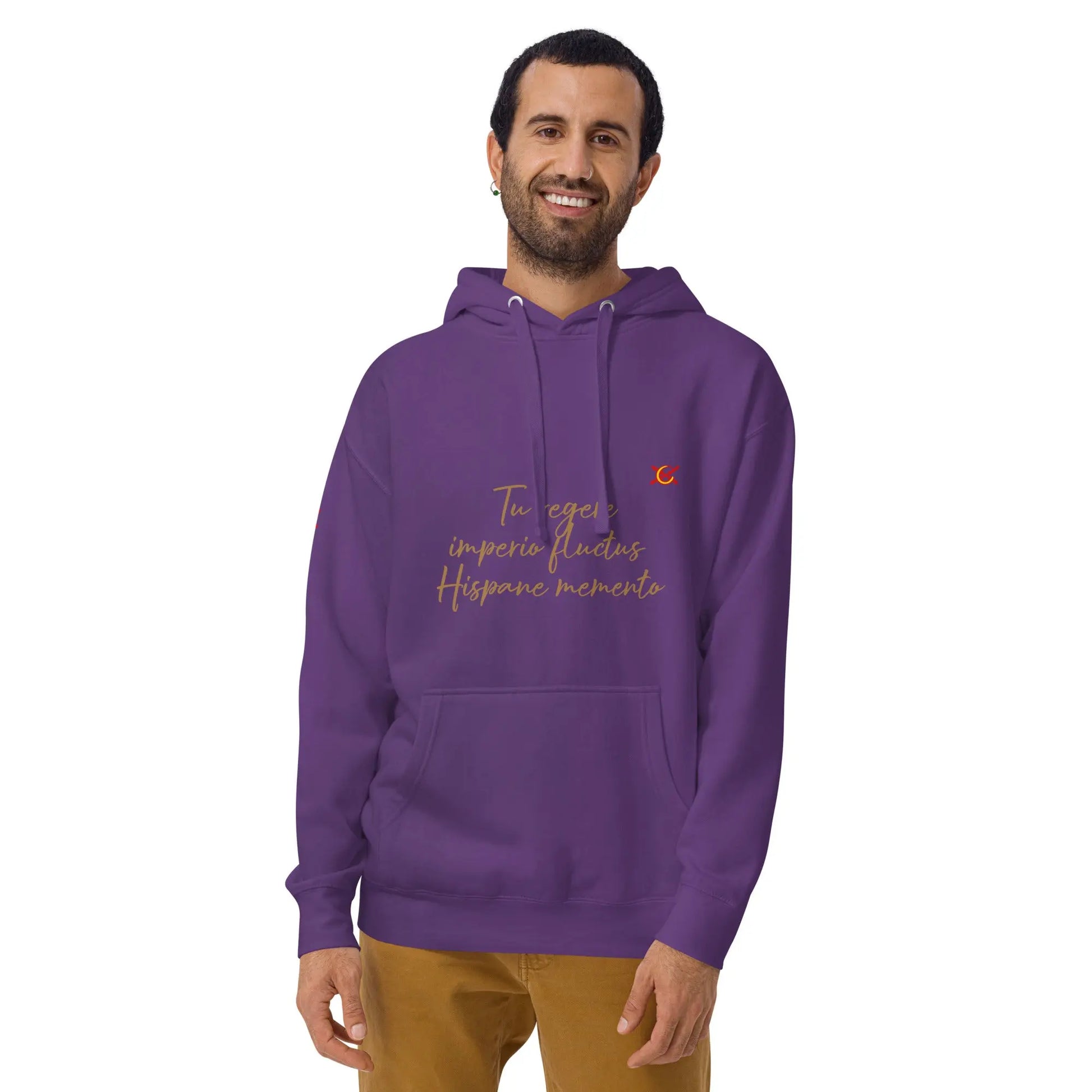 Comprar Sudadera Aspa de Borgoña capucha unisex Bandera España La Flamenca de Borgoña Patricia Muñoz VOX