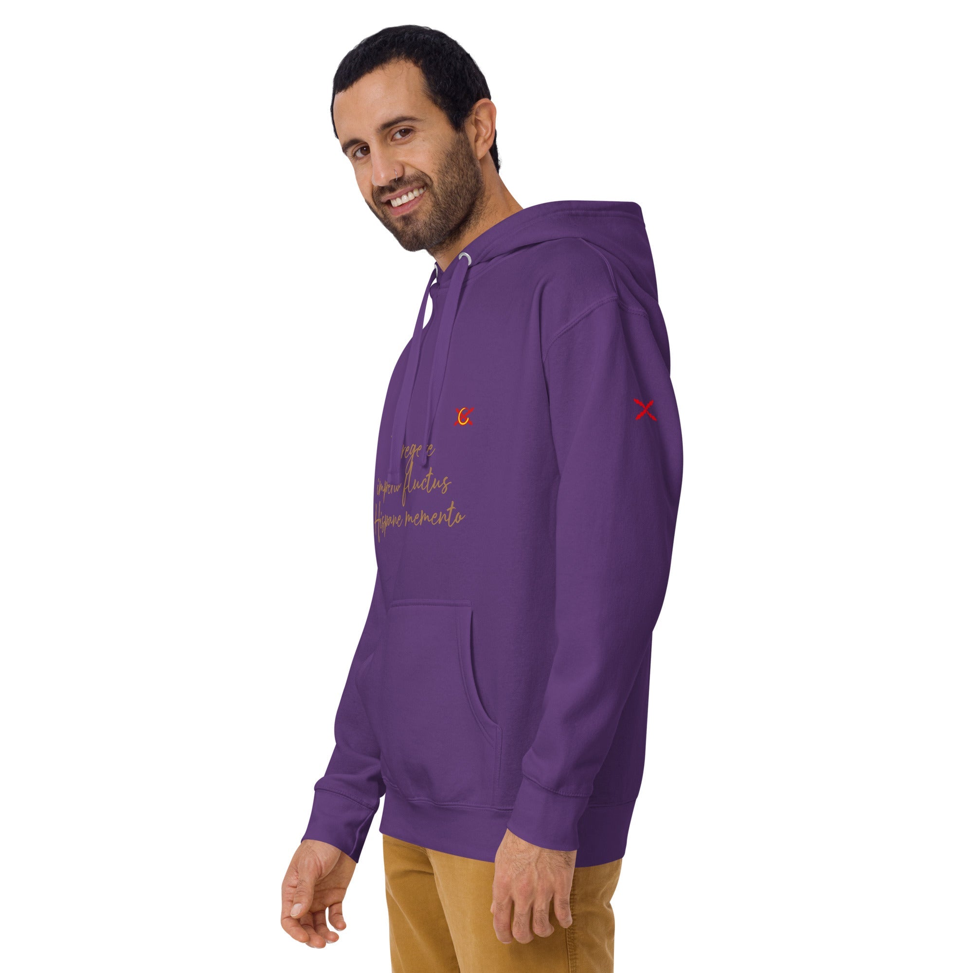 Comprar Sudadera Aspa de Borgoña capucha unisex Bandera España La Flamenca de Borgoña Patricia Muñoz VOX