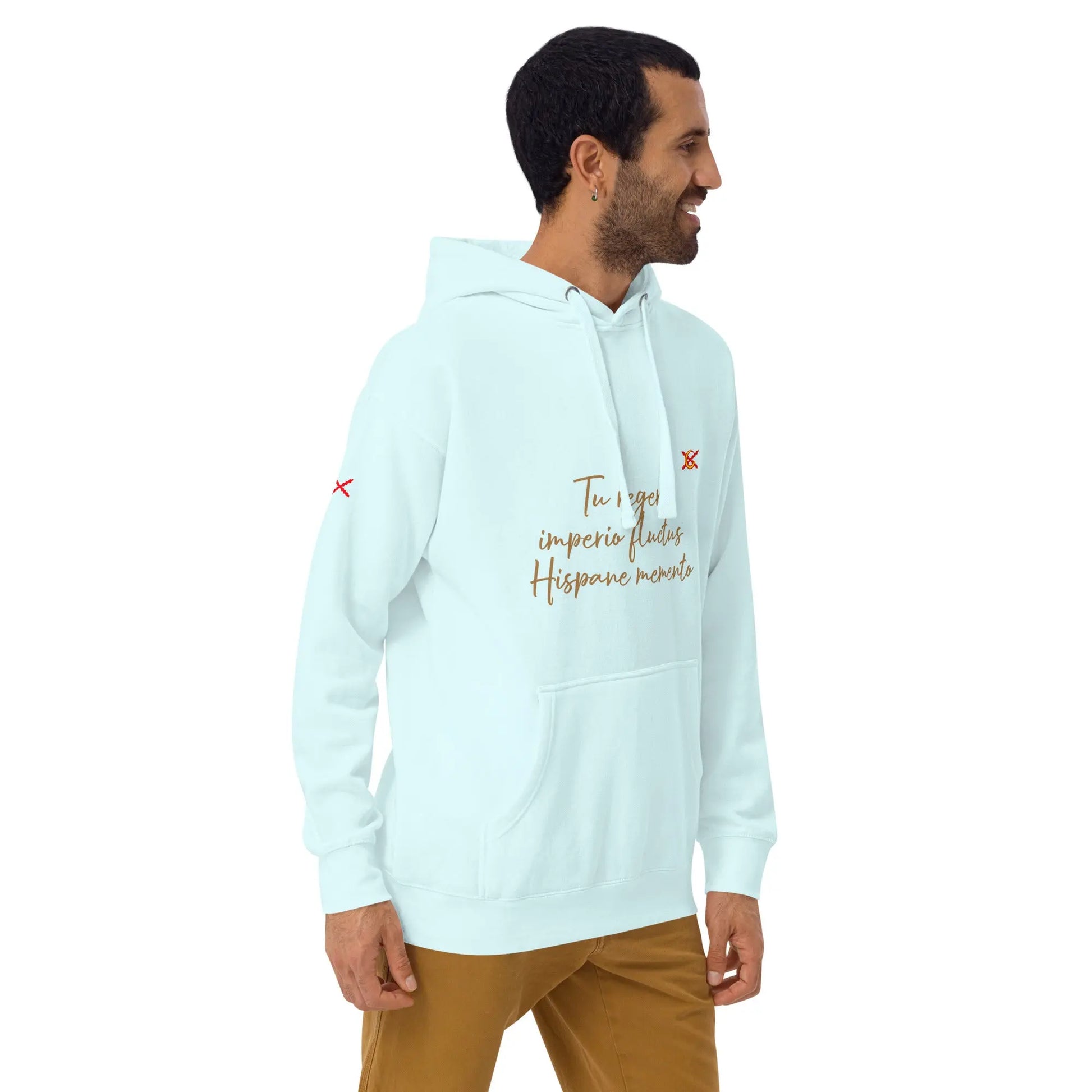 Comprar Sudadera Aspa de Borgoña capucha unisex Bandera España La Flamenca de Borgoña Patricia Muñoz VOX