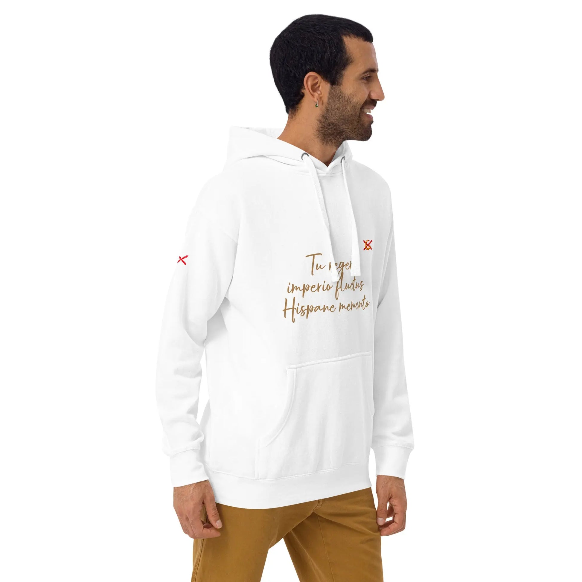 Comprar Sudadera Aspa de Borgoña capucha unisex Bandera España La Flamenca de Borgoña Patricia Muñoz VOX