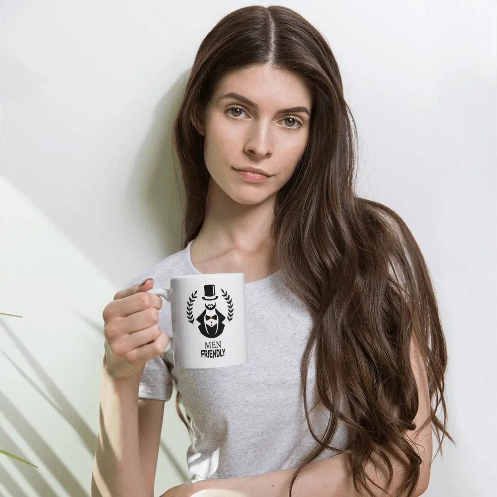 Comprar Taza MEN FRIENDLY Bandera España La Flamenca de Borgoña Patricia Muñoz VOX