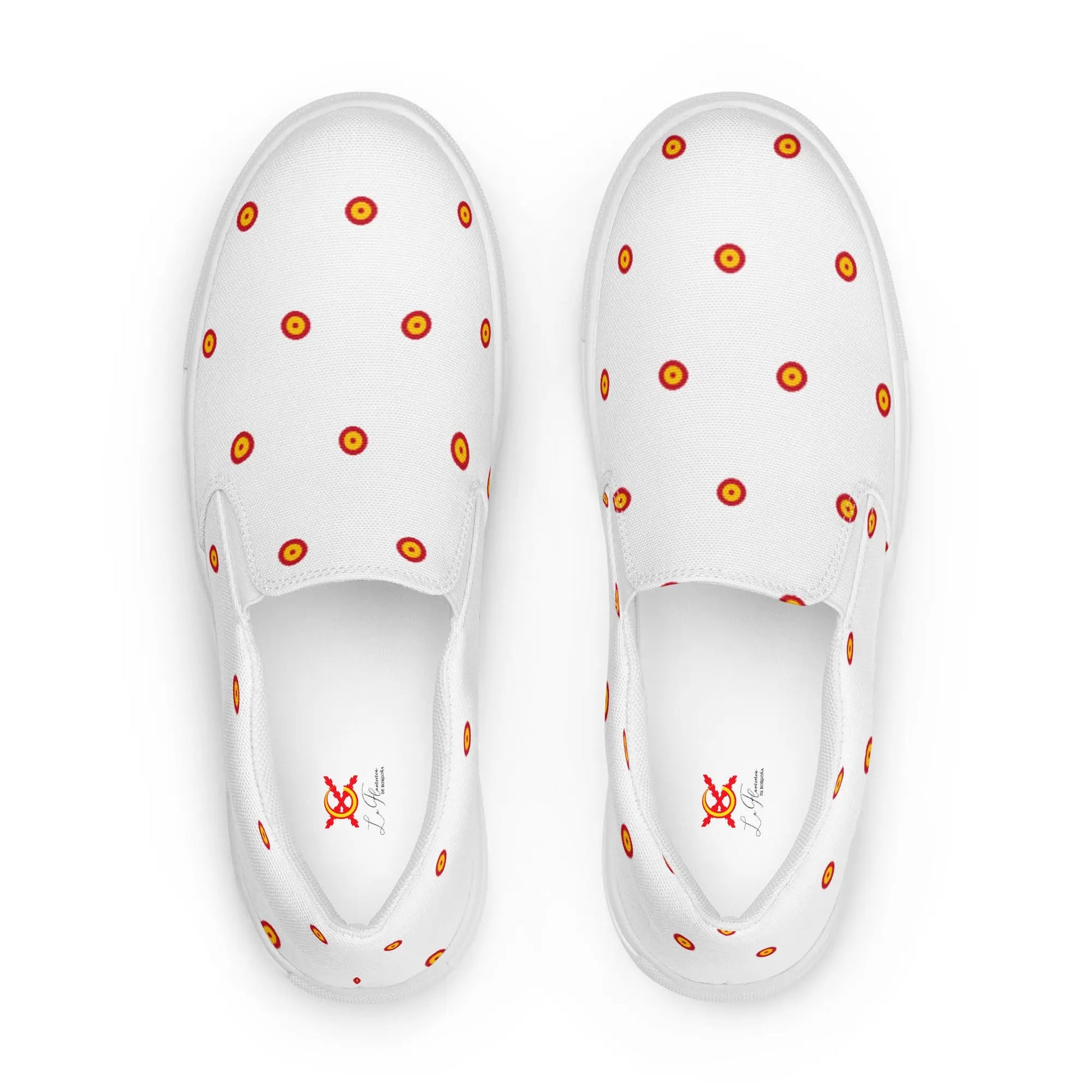 Comprar Zapatillas Escarapela hombre Bandera España La Flamenca de Borgoña Patricia Muñoz VOX